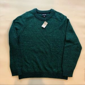 NWT Lands’ End Sweater L Tropic Green